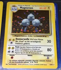 Pokemon TCG - Magnetilo 53/102+Magneton 9/102 [Holo] (Base Set 1999/Deutsch) Top - Image 5