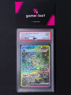 Pokemon TCG | Leafeon ex | Terastal Festival ex | PSA 9 - Image 1