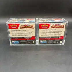 Lot (2) Pokemon TCG Paldea Evolved SV02 Booster Boxes SEALED/NEW w/ Acrylic - Image 2