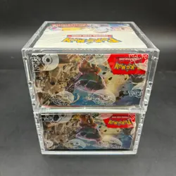 Lot (2) Pokemon TCG Paldea Evolved SV02 Booster Boxes SEALED/NEW w/ Acrylic - Image 3