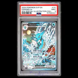 Pokemon Card PSA 9 Kingdra ex SVP131 Shrouded Fable SFA Promo FA Holo SIR 2024 - Image 1