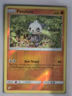 *MINT!* - REVERSE HOLO - Pancham Team Up #081/181 Pokemon TCG - NM - Yuka Morii - Image 1