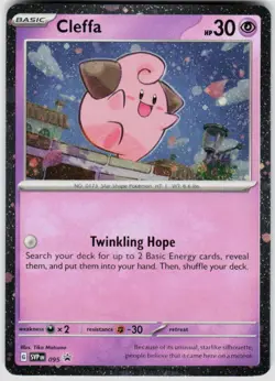 POKEMON CLEFFA 095 HOLO SCARLET & VIOLET PROMO NM/M - Image 1