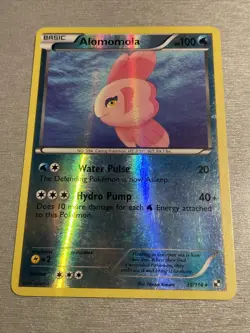 Pokemon TCG Alomomola 39/114 Reverse Holo Rare Black & White Base LP - Image 1