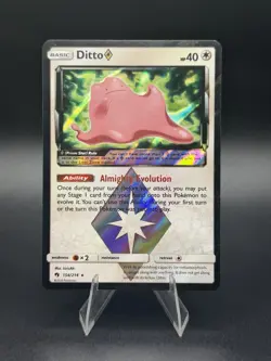 Ditto Prism Star 154/214 Lost Thunder *HOLO Pokemon TCG - Image 1