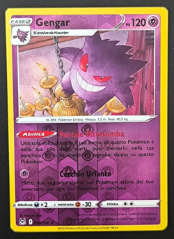Carta Pokemon GENGAR 068/196 Origine Perduta LOR Holo Reverse Rara ITA Near Mint - Image 1