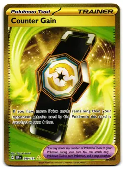 Counter Gain 249/191 - 🌊 Surging Sparks Hyper Rare Pokemon TCG 🖤 - LP - Image 1
