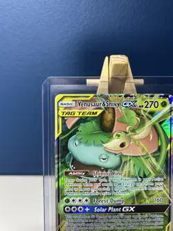 Pokemon TCG - Venusaur and Snivy GX 1/236 - Tag Team - Cosmic Eclipse - Image 2