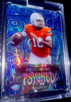 2026 Wild Card Alumination Darian Mensah 1/1 Psyched Blue Wave Parallel - Image 1