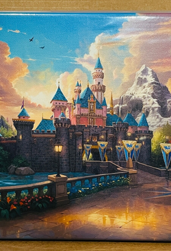 Disneyland Resort Two Parks One Land Gallery Wrap Thomas Kinkade Studios COA New - Image 5