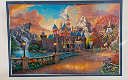 Disneyland Resort Thomas Kinkade Studios Two Parks One Land Deluxe Print New - Image 2