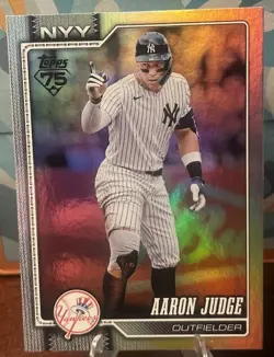 2026 Topps Series 1 Aaron Judge #1 Rainbow Foil Parallel New York Yankees 🔥⚾🔥 - Image 1