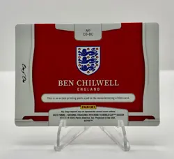 BEN CHILWELL 2022-23 National Treasures World Cup Magenta Plate 1/1 England SSP - Image 2