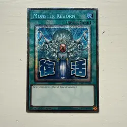 RA05-EN108 Monster Reborn Variant Art Starlight Rare 1st Ed YuGiOh - Image 1