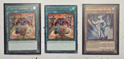 Yu-Gi-Oh Neo-Spacian Aqua Dolphin + 2 Convert Contact BLRR NM 1st Ed - Image 1