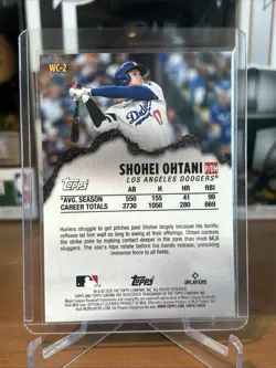 2026 Topps Chrome Shohei Ohtani Wrecking Crew #WC-2 Los Angeles Dodgers Insert - Image 2