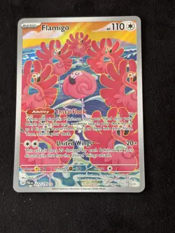 Flamigo 227/193 Illustration Rare Paldea Evolved Pokemon Near Mint SIR Card - Image 1