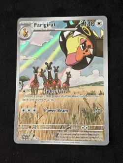 Pokemon TCG Farigiraf Holo Card Scarlet & Violet Paldea Evolved 228/193 - Image 1