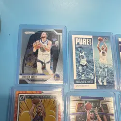 Panini Stephen Curry Warriors 2024-25 NBA Hoops Insert Card Lot 6 Pure/Bomb - Image 3