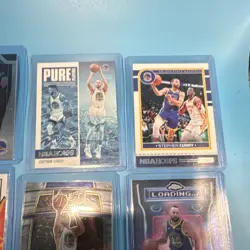 Panini Stephen Curry Warriors 2024-25 NBA Hoops Insert Card Lot 6 Pure/Bomb - Image 4