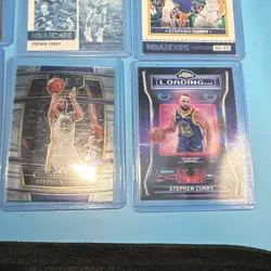 Panini Stephen Curry Warriors 2024-25 NBA Hoops Insert Card Lot 6 Pure/Bomb - Image 5