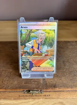 Pokemon TCG Scarlet & Violet Arven 249/198 Special Illustration Rare Card - Image 1