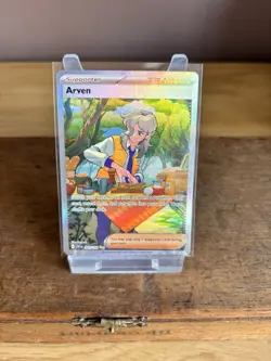 Pokemon TCG Scarlet & Violet Arven 249/198 Special Illustration Rare Card - Image 2