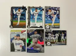 2026 Topps - Yoshinobu Yamamoto - (6) Card Lot - Inserts - Los Angeles Dodgers - Image 1