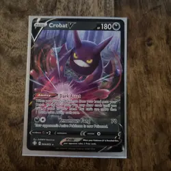 Crobat V, 44/72, Shining Fates, Holo Rare, NM - Image 1