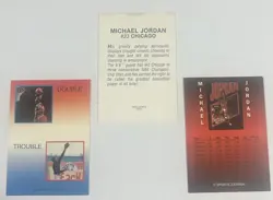 Michael Jordan Bulls 1993-94 3-Card Lot Sports Edition/Sports Journal Hologram - Image 2