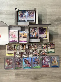 One Piece TCG 1000+ Card Bulk Lot NM!! C/UC/R/SR 🔥 - Image 1