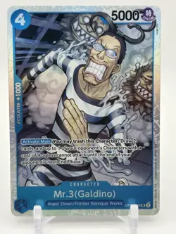 Mr.3 (Galdino) (SR) OP16-056 One Piece TCG The Time of Battle - Image 1