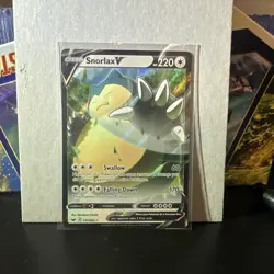 Snorlax V 141/202 Ultra Rare Pokemon Card (Sword & Shield) - Image 1