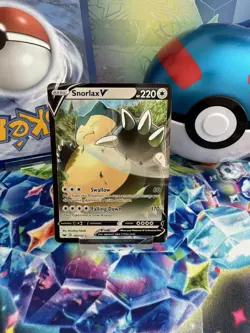 Pokemon TCG Snorlax v Card 141/202 Near Mint Condition - Image 1
