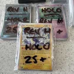 Pokemon TCG Pitch Black 325 Bulk Cards 250 Basic Cards 75 Rev Holo & Holo Cards - Image 2