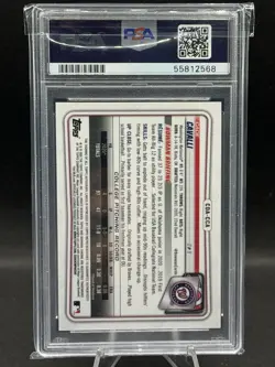2020 Bowman Chrome Draft Cade Cavalli 1st True Gold Refractor Auto RC #/50 PSA 9 - Image 2