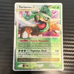 Pokemon TCG Torterra LV.X DP09 DP-P Promo Holo 160 HP English Shizurow 2007 - Image 1