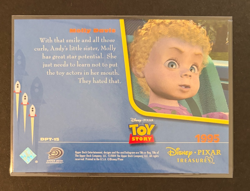2004 Disney Pixar Treasures DPT-15 Toy Story Molly Davis Card NM - Image 2