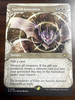 MTG - Starfall Invocation 298 - Showcase Bloomburrow Non-Foil - Near Mint - Image 1