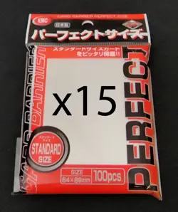 15x KMC Perfect Fit / Size Sleeves - 1500 Count - MTG Magic Gathering Pokemon - Image 1