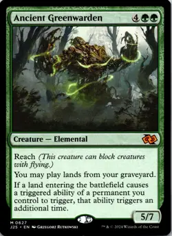 Ancient Greenwarden 627 Mythic Foundations Jumpstart MTG NM - Image 1