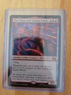 Magic: The Gathering Marvel The Vision and Scarlet Witch Foil Rare #0707 MTG MSC - Image 1
