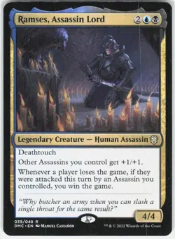 Ramses, Assassin Lord 39 Commander: Dominaria United Magic: The Gathering NM - Image 1