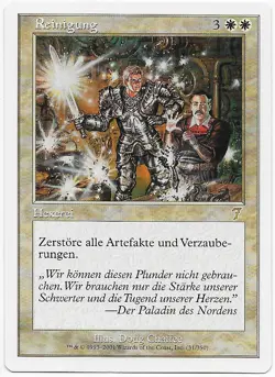 Reinigung # 31/350 (Purify) Rare MTG 7. Edition 2001 Deutsch Mint Vintage - Image 1