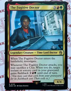 The Fugitive Doctor Universes Beyond: Doctor Who Regular Rare 130 MTG - Image 1