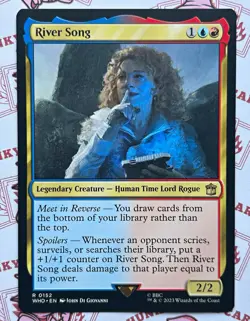 River Song Universes Beyond: Doctor Who Regular Rare Legendary Creature 152 MTG - Image 1
