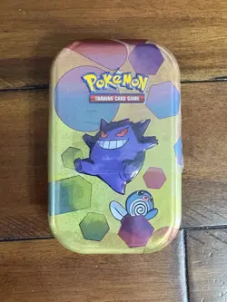 Pokemon TCG Scarlet & Violet 151 Mini Tin - Gengar & Poliwag - Factory Sealed - Image 1