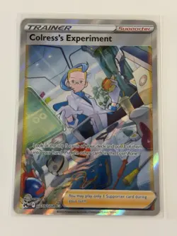 Colress's Experiment GG59/GG70 Crown Zenith Galarian Gallery NM Full Art Pokemon - Image 1