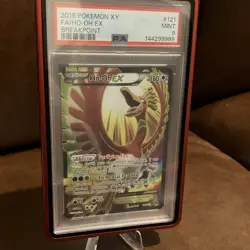 Pokemon TCG XY Breakpoint Ho-Oh EX Full Art Holo PSA 9 with guard - Image 1