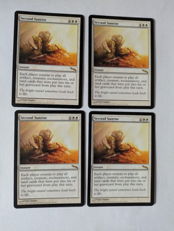 4 Second Sunrise Mirrodin MTG NM Free shipping with tracking - Image 1